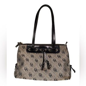 Vintage‎ Dooney and Bourke Signature Satchel Bag Purse
